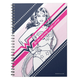 The One And Only Wonder Woman' Retro Graphic Notebook