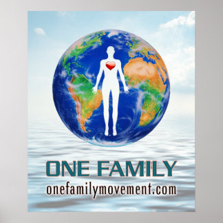 The One Family World Peace Movement POSTER