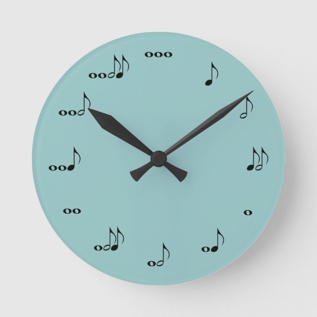 The One Of A Kind Music Note Clock (Front)