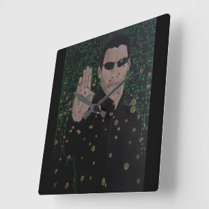 The One Painting by Alfred Fox Square Wall Clock