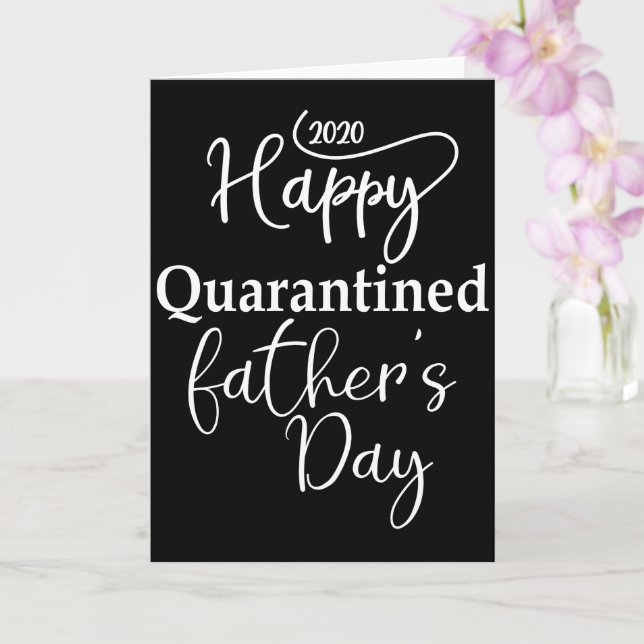 The One Where We Were Quarantined fathers day Card (Orchid)
