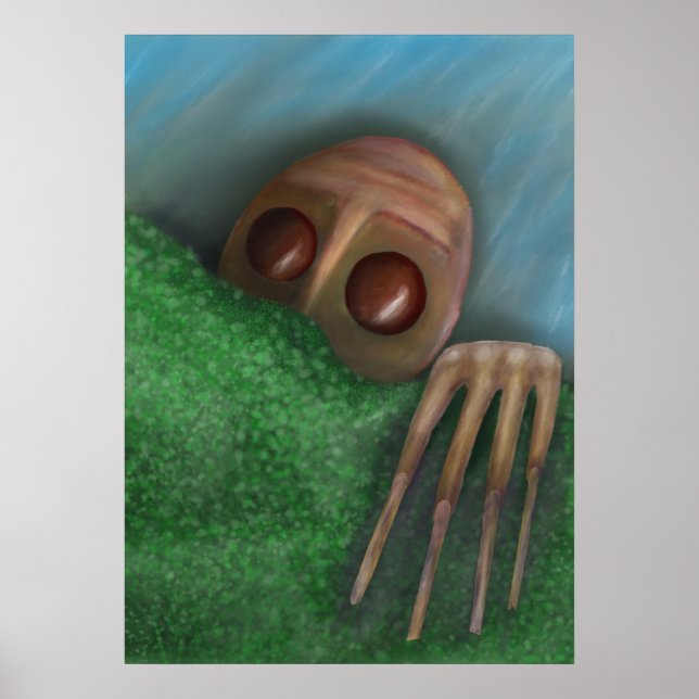 The one who watches from beneath  poster (Front)
