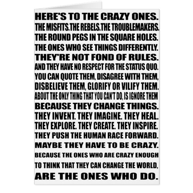 The ones that change the world (Front)