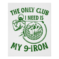 The Only Club I Need Funny Golf Gifts