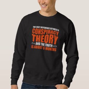The Only Difference Between A Conspiracy Theory    Sweatshirt