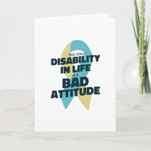 The Only DIsability - Awareness Card