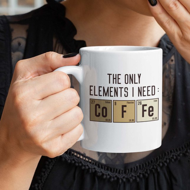 The Only Elements I Need Coffee Mug (Creator Uploaded)