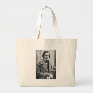 The Only Known Photograph of Frederic Chopin Large Tote Bag