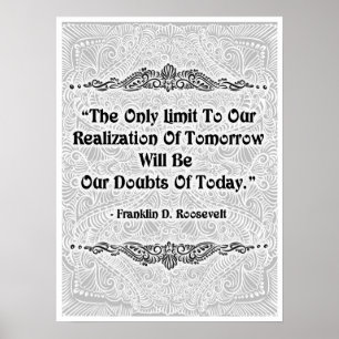 The Only Limit - Positive Quote´s Poster
