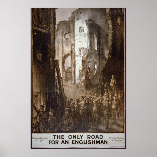 The Only Road For An Englishman Poster (Front)