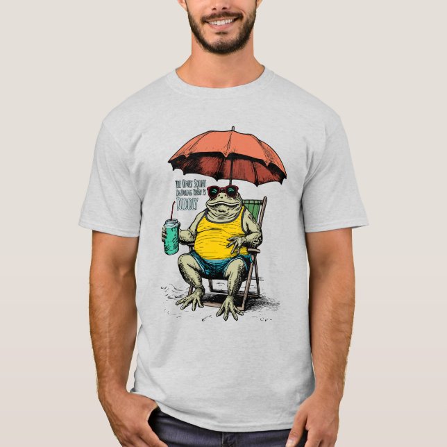 The Only Squat I'm Doing Today Is Diddly Beach T-Shirt (Front)