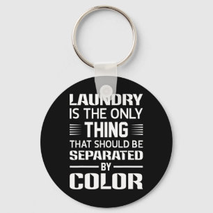 The Only Thing Separated By Colour Black History Keychain
