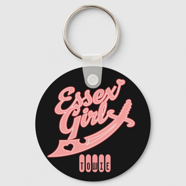 The Only Way is Essex- Any background colour Keychain (Front)