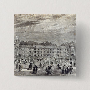 The Opening of Keble College, Oxford 2 Inch Square Button
