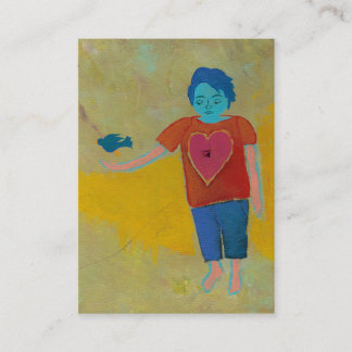 The Opening unique original modern folk art hope Business Card