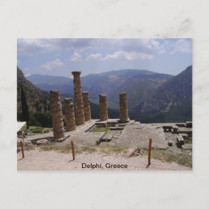 The "Oracle of Delphi" Postcard