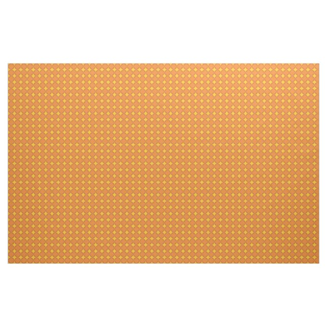 The Orange 70's year styling circle Fabric (Yard)
