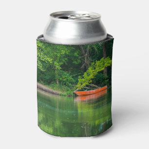 The Orange Boat Can Cooler