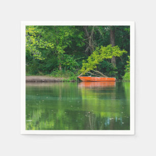 The Orange Boat Napkin