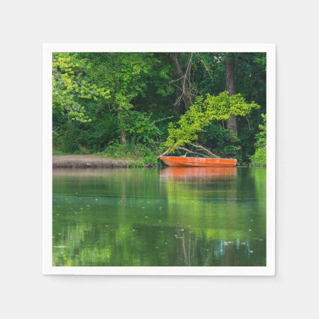 The Orange Boat Napkin (Front)