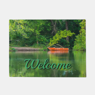 The Orange Boat Welcome Doormat