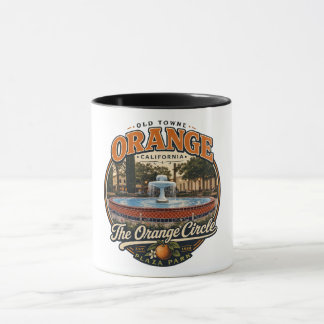 The Orange Circle Fountain Coffee mug 