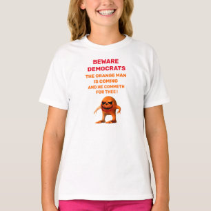 The ORANGE MAN   Apron T-Shirt