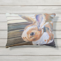 The Orange Rabbit "Cheeto" Outdoor Accent Pillow