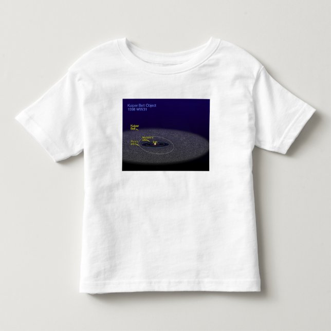 The orbit of the binary Kuiper Belt object Toddler T-shirt (Front)