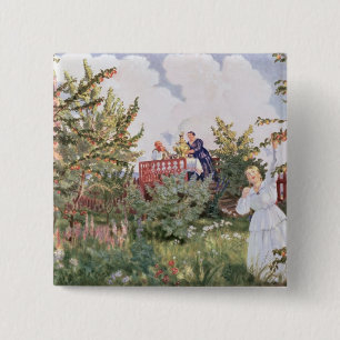 The Orchard, 1918 2 Inch Square Button
