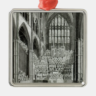 The Orchestra and Performers in Westminster Metal Ornament
