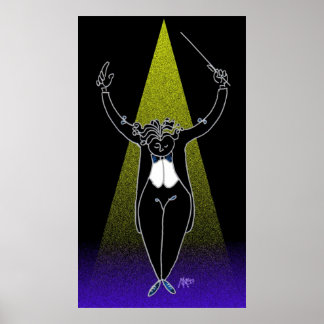 The Orchestra Director Poster