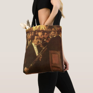 The Orchestra of Opera by Edgar Degas, Vintage Art Tote Bag