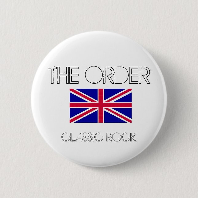 THE ORDER CLASSIC ROCK BUTTON (Front)
