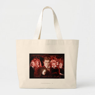THE ORDER OF THE PHOENIX™ DUMBLEDORE’S ARMY™ Red Large Tote Bag