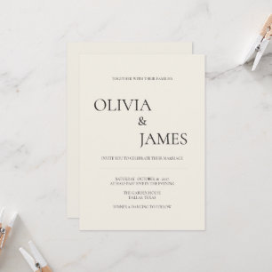 THE ORGANIC invitation suite by The Wedding Edit