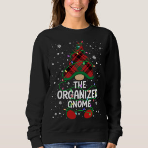 The Organized Gnome Family Matching Group Xmas Lig Sweatshirt