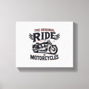 the orginal ride bike canvas print