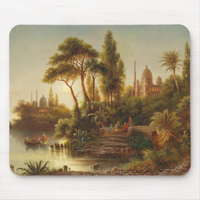 The Orient in the Evening Light – Albert Rieger Mouse Pad (Front)