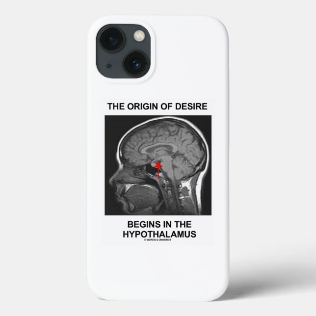 The Origin Of Desire Begins In The Hypothalamus Case-Mate iPhone Case (Back)