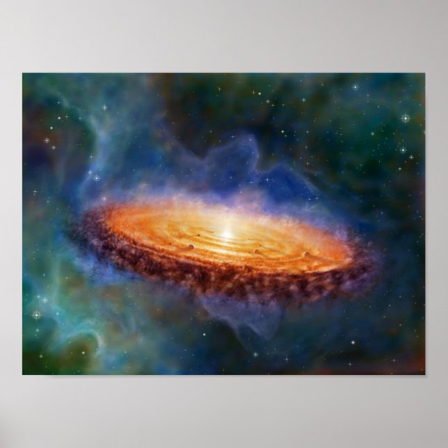 The Origin of the Solar System Portfolio Poster (Front)