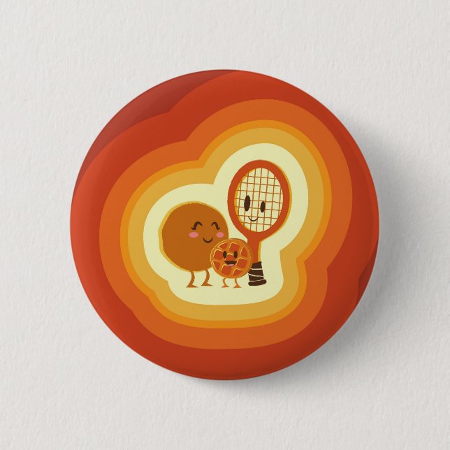 The origin of the waffle baby 2 inch round button (Front)