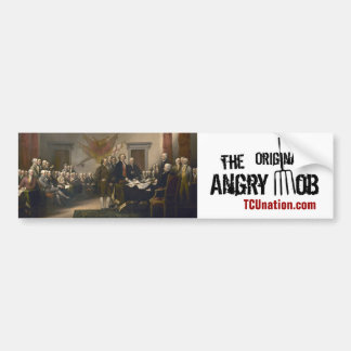 The Original Angry Mob Bumper Sticker