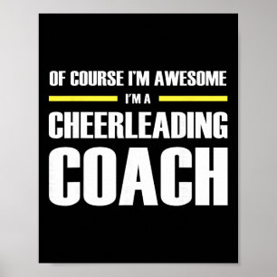 The Original Awesome Cheerleading Coach Poster