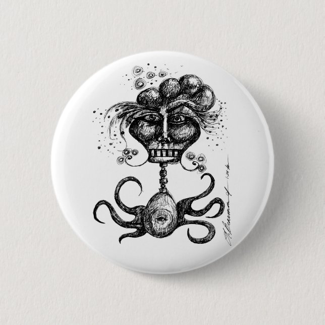 The Original Bar Harpie - button (Front)