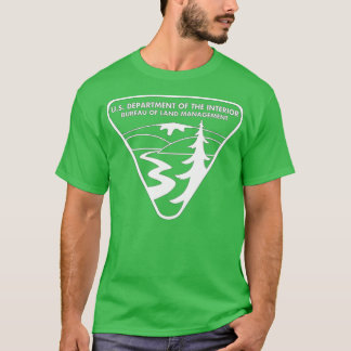 The Original BLM Bureau of Land Managment White T-Shirt