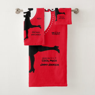 The Original Charleston Dance Sheet Music 1923 Bath Towel Set