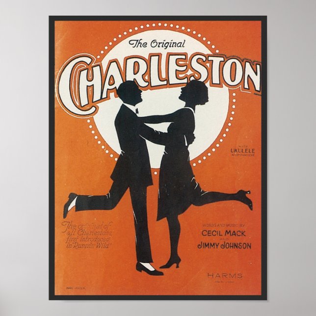 The Original Charleston Vintage Songbook Cover Poster (Front)