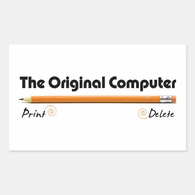 The Original Computer Sticker (Front)