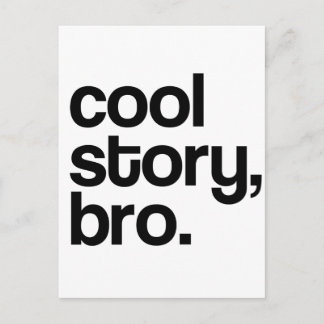 THE ORIGINAL COOL STORY BRO POSTCARD